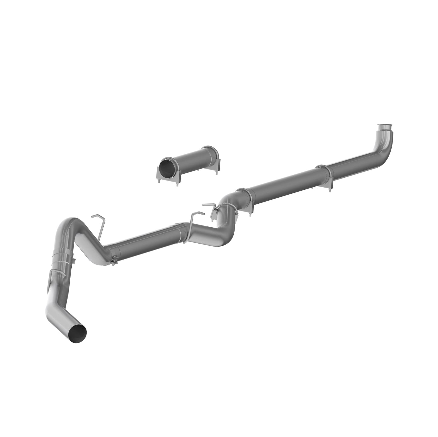 2007-2010 GM Duramax 2500/3500 4" Down Pipe Back w/o Muffler (C6004PLM)