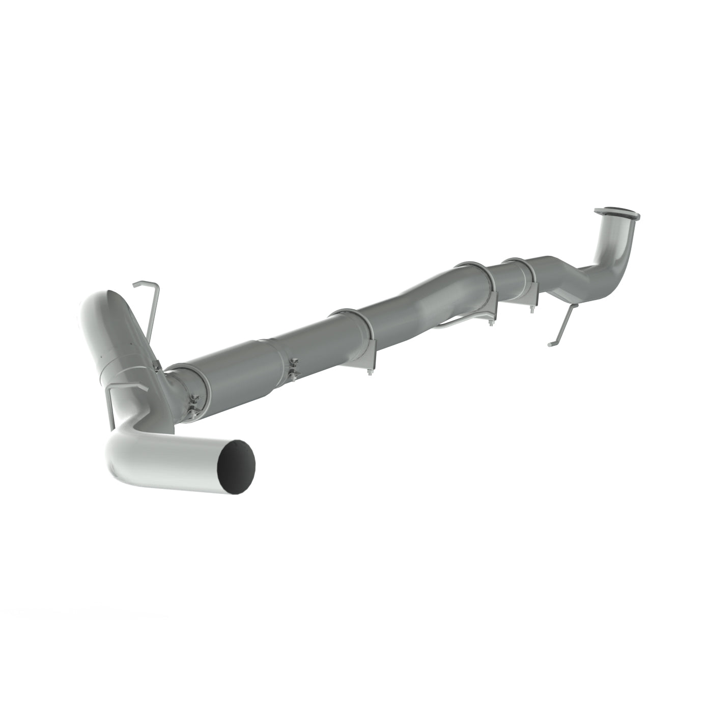 2015.5-2016 GM Duramax 2500/3500 5" Down Pipe Back with Muffler (C6049P)