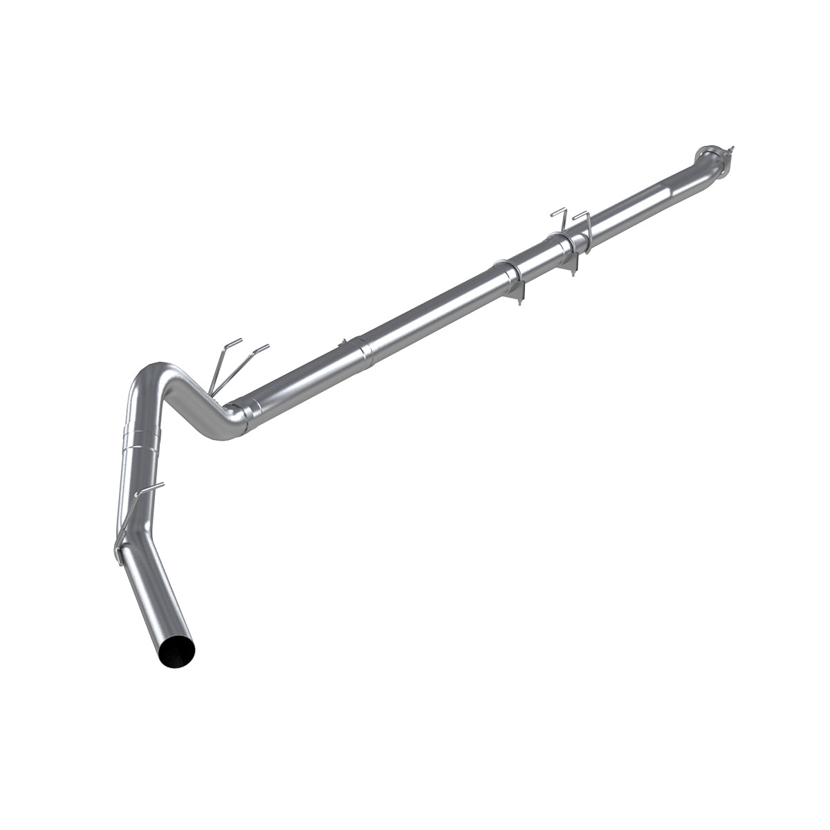 2011-2016 Ford Powerstroke F250/350/450 4" Down Pipe Back w/o Muffler (C6260PLM)