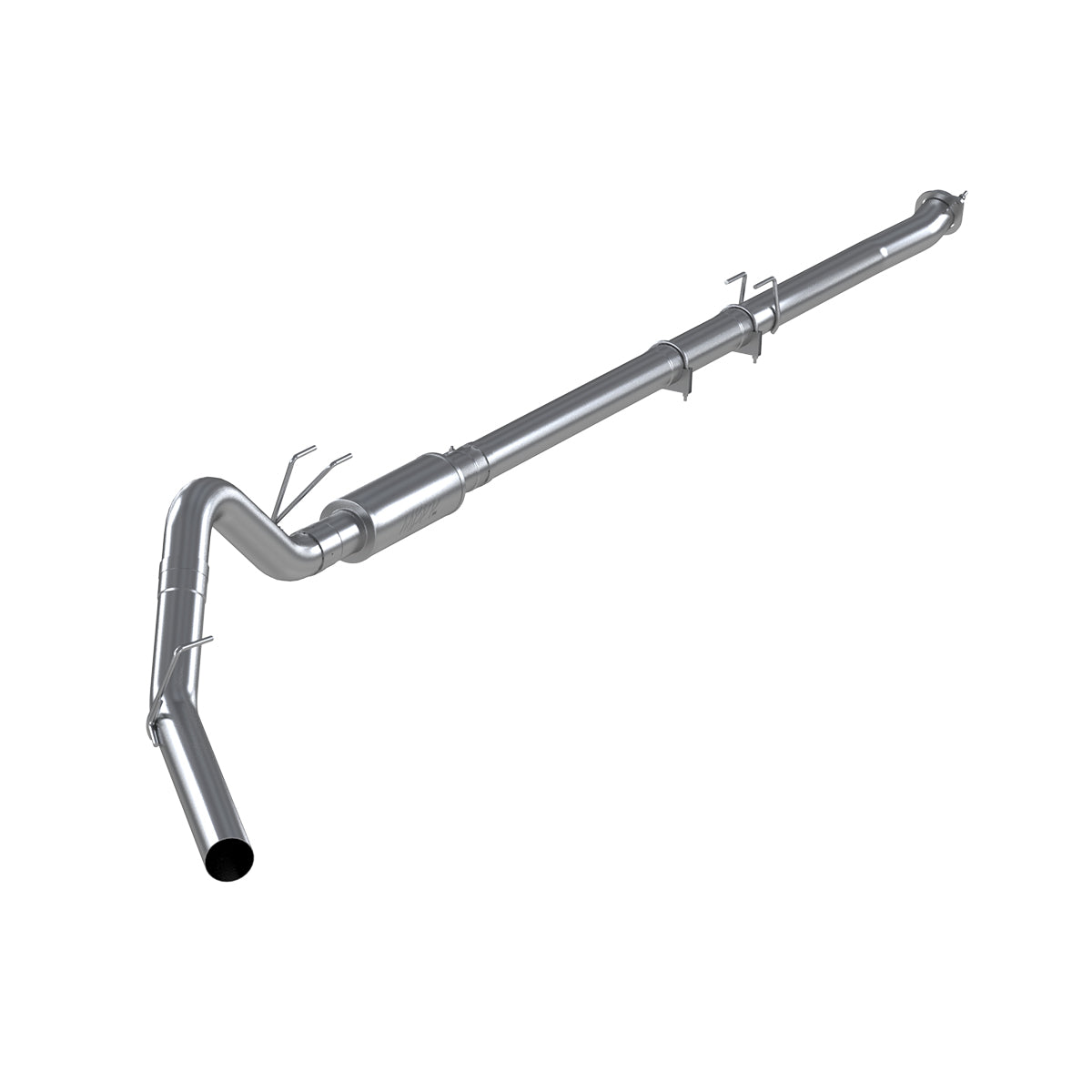 2011-2016 Ford Powerstroke F250/350/450 4" Down Pipe Back with Muffler (C6262P)