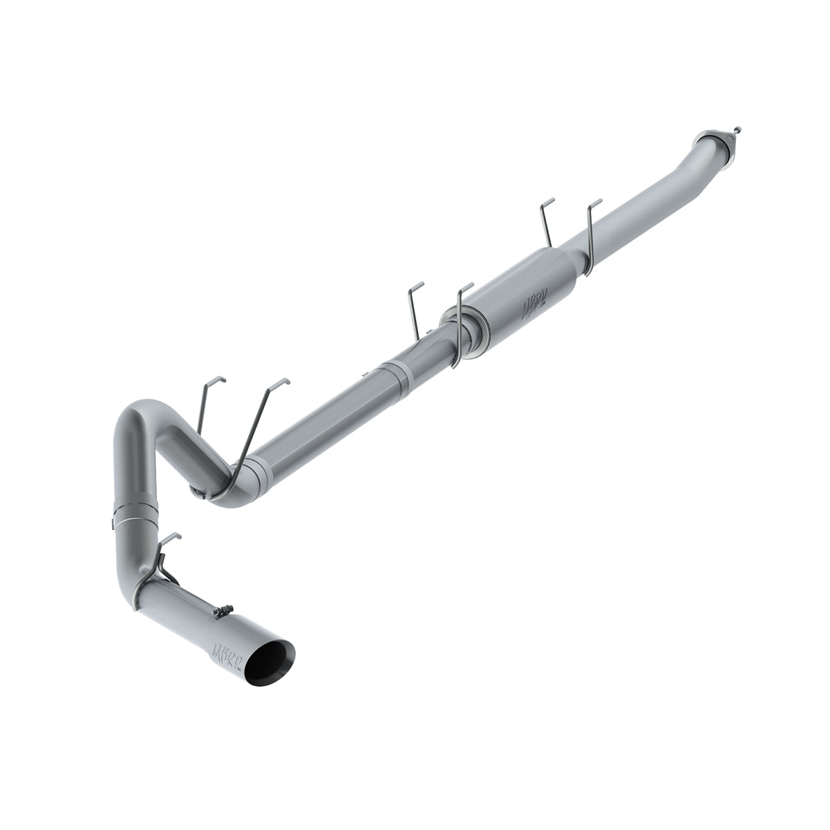 2017-2019 Ford Powerstroke F250/350/450 4" Down Pipe Back w/o Muffler T409 (C6292SLM)
