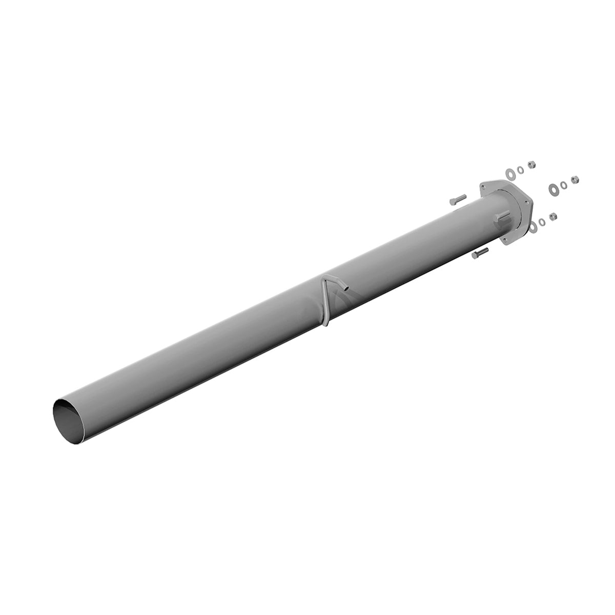 2007-2012 RAM Cummins 2500/3500 4" Race Pipe (CDAL437)
