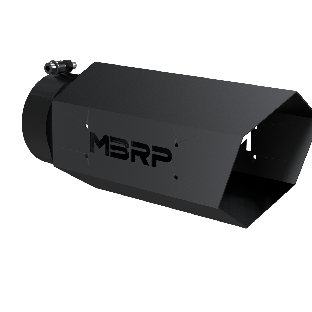 MBRP T5167BLK - Black Coated - Diesel Exhaust Tip - 5" Inlet - 6" OD - Armor BLK product image
