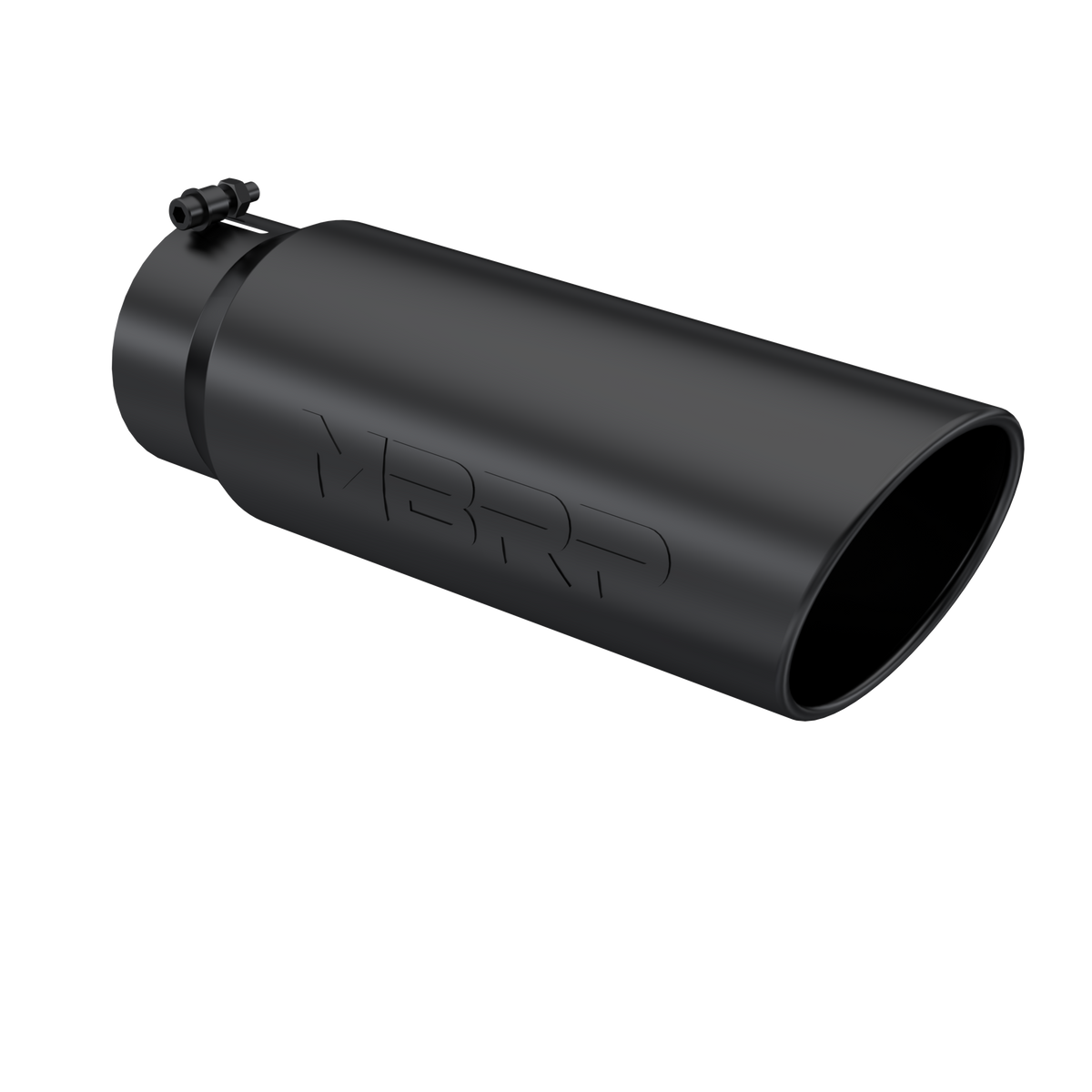 MBRP T5125BLK - Black Coated - Diesel Exhaust Tip - 5" Inlet - 6" OD - Armor BLK product image
