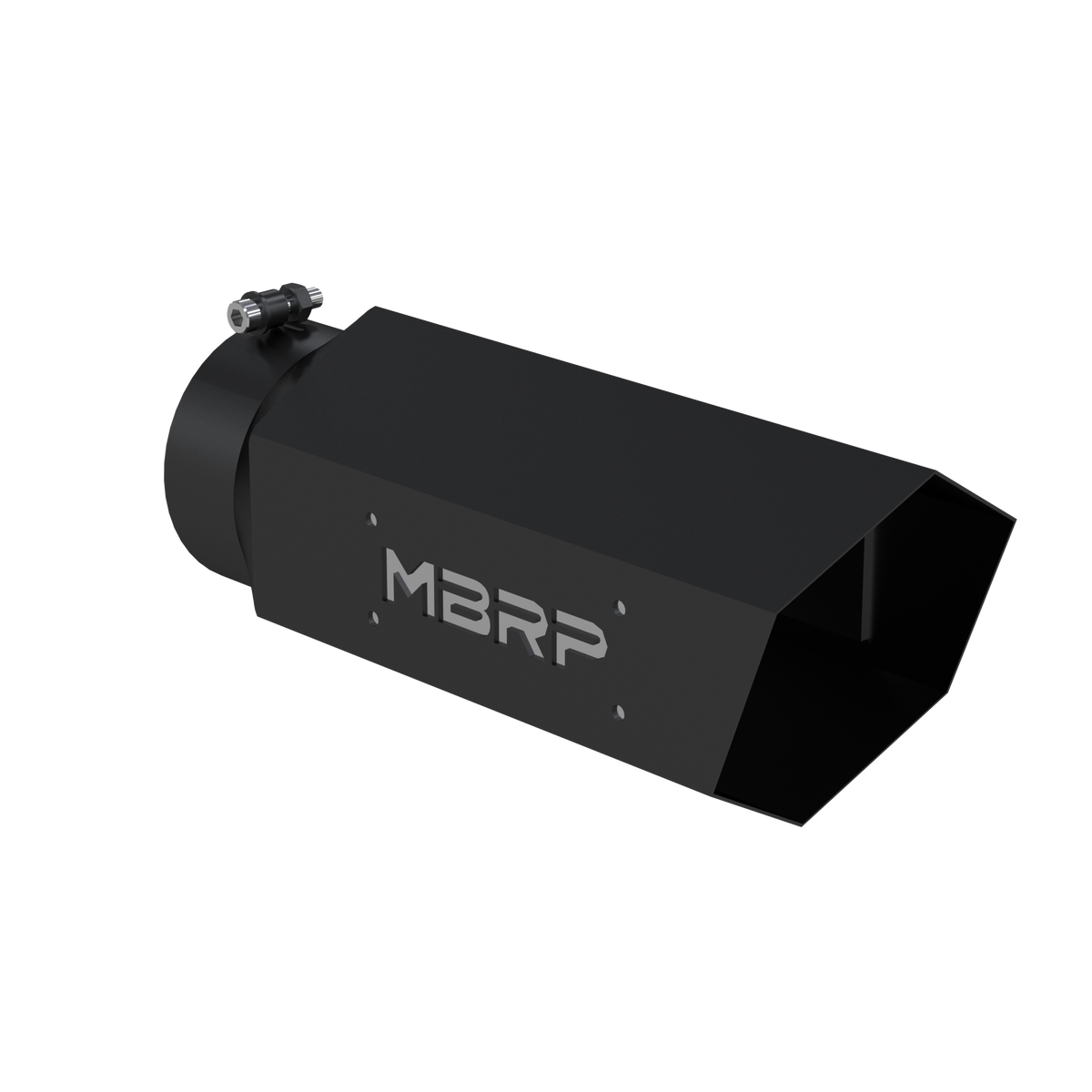MBRP T5166BLK - Black Coated - Diesel Exhaust Tip - 5" Inlet - 6" OD - Armor BLK product image
