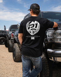P1 Race Products | Iconic Design | Mens Tee | Black (SM01BLK-)
