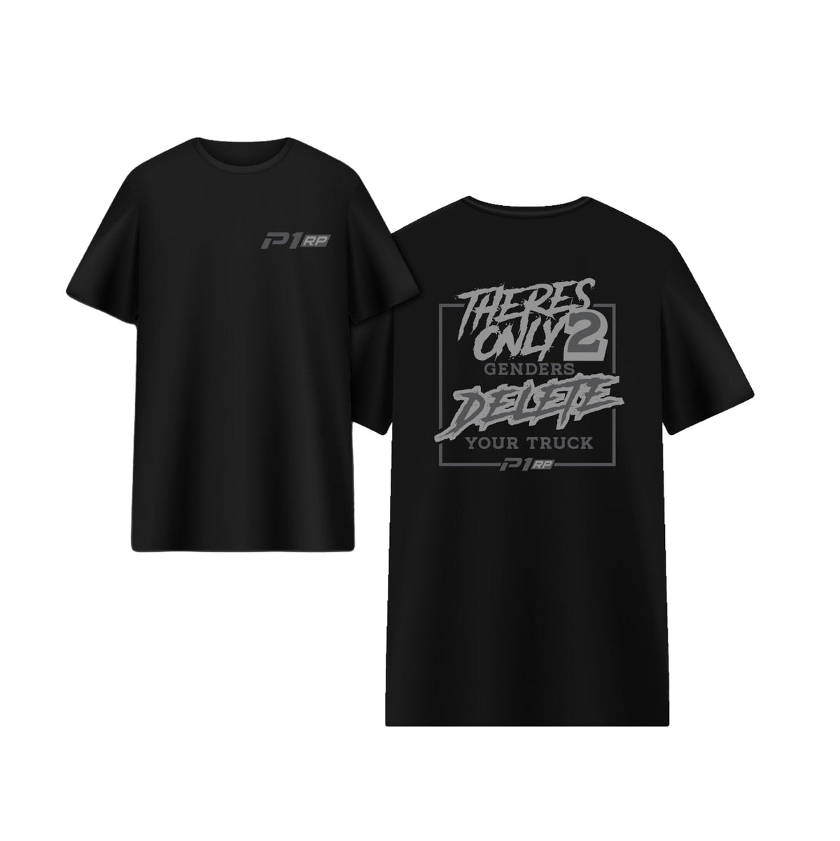 P1 Race Products Mens Tee - Stating the facts (SM03BLK-)