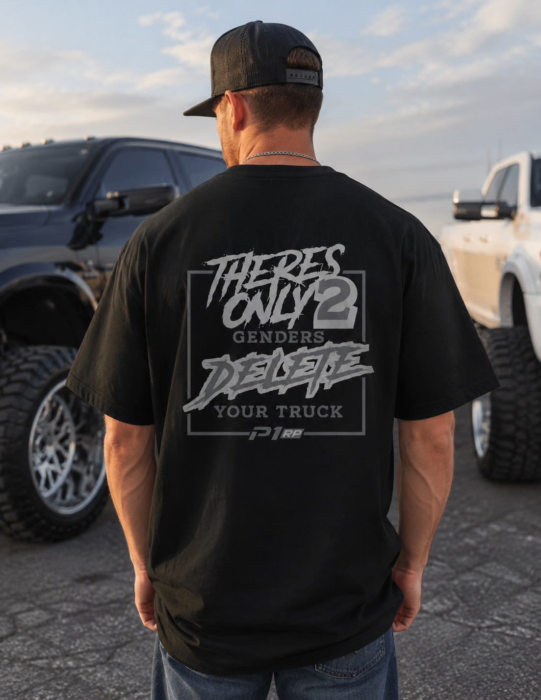 P1 Race Products Mens Tee - Stating the facts (SM03BLK-)