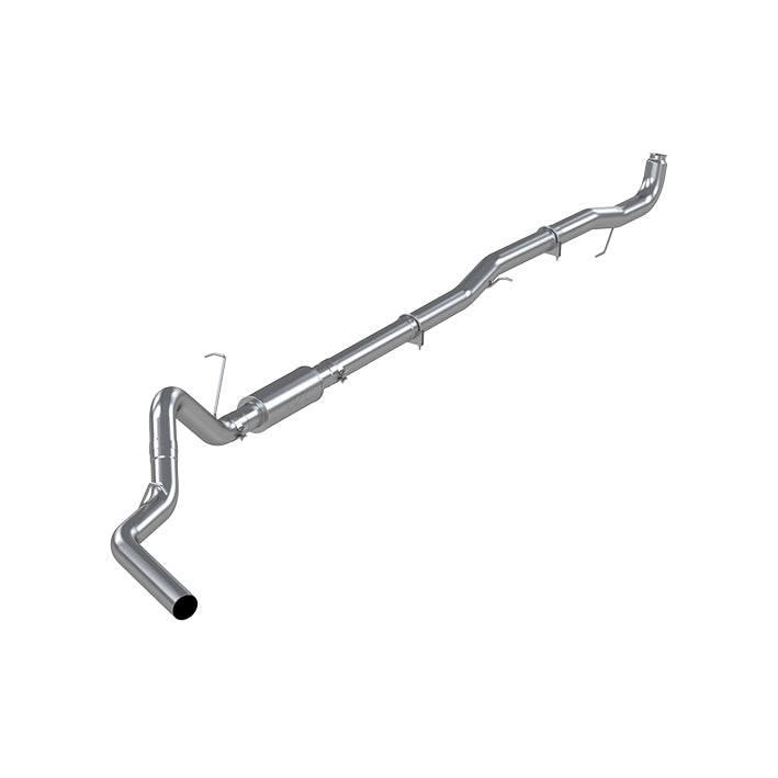 2011-2015 GM Duramax 2500/3500 4" Down Pipe Back with Muffler (C6044P)