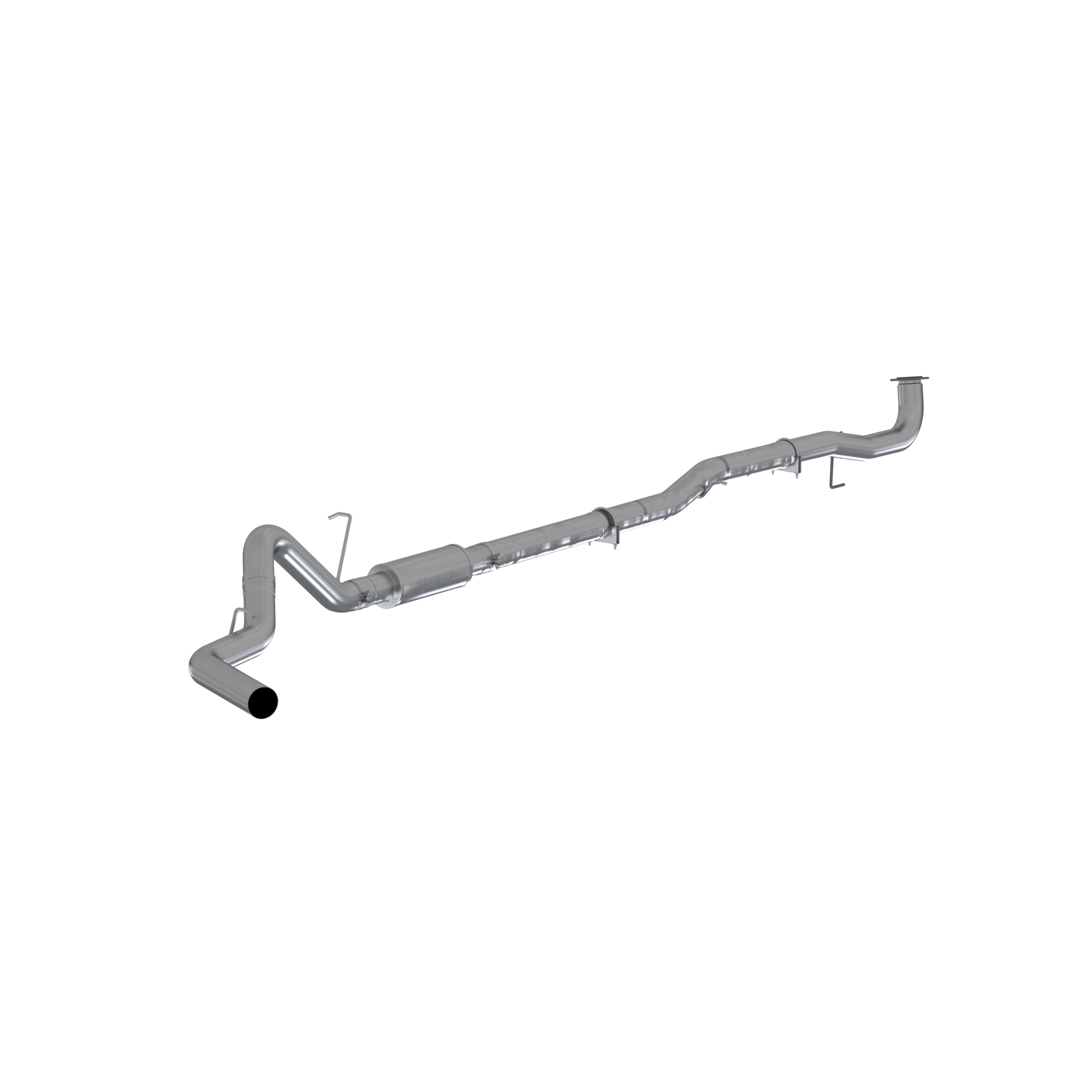 2017-2026 GM Duramax 2500/3500 HD Duramax L5P 4" Down Pipe Back with Muffler (C6056P)