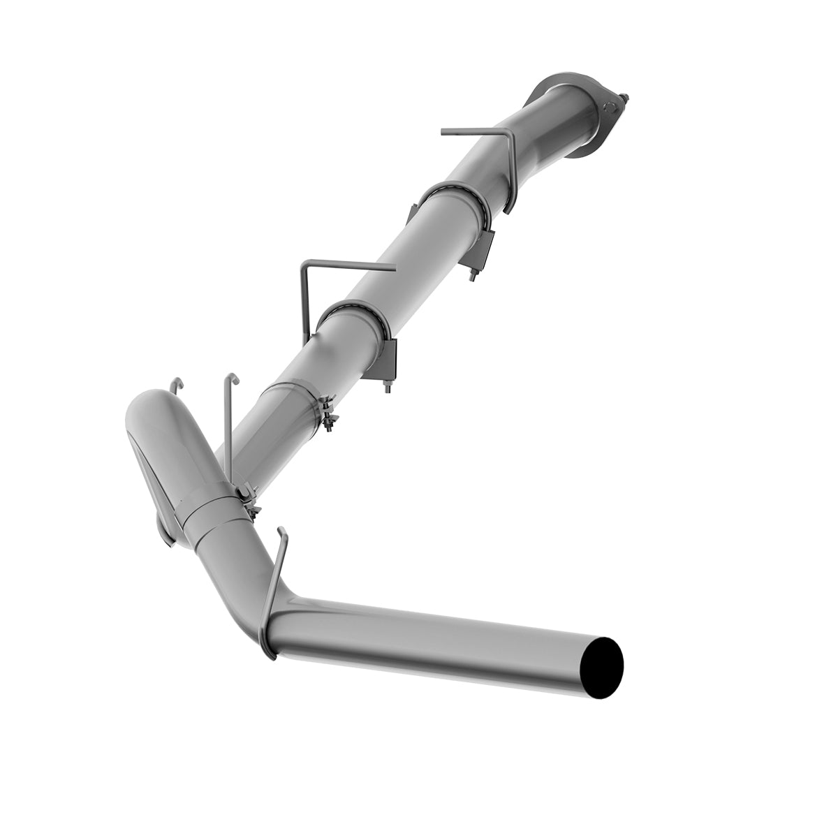 2008-2010 Ford Powerstroke F250/350/450 4" Down Pipe Back w/o Muffler T409 (C6254SLM)
