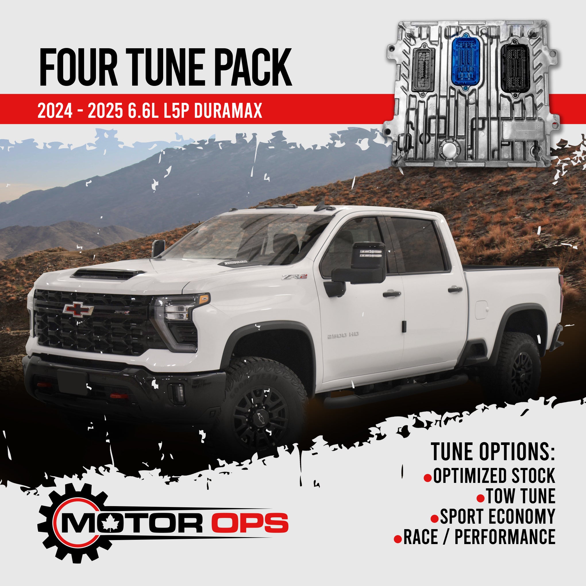 4 Tune Pack 2024-2026 Duramax L5P for HP Tuners