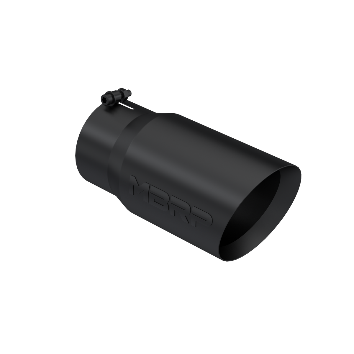 MBRP T5074BLK - Black Coated - Diesel Exhaust Tip - 5" Inlet - 6" OD - Armor BLK product image