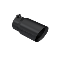 MBRP T5074BLK - Black Coated - Diesel Exhaust Tip - 5" Inlet - 6" OD - Armor BLK product image