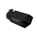MBRP T5169BLK - Black Coated - Diesel Exhaust Tip - 4" Inlet - 4" OD - Armor BLK product image