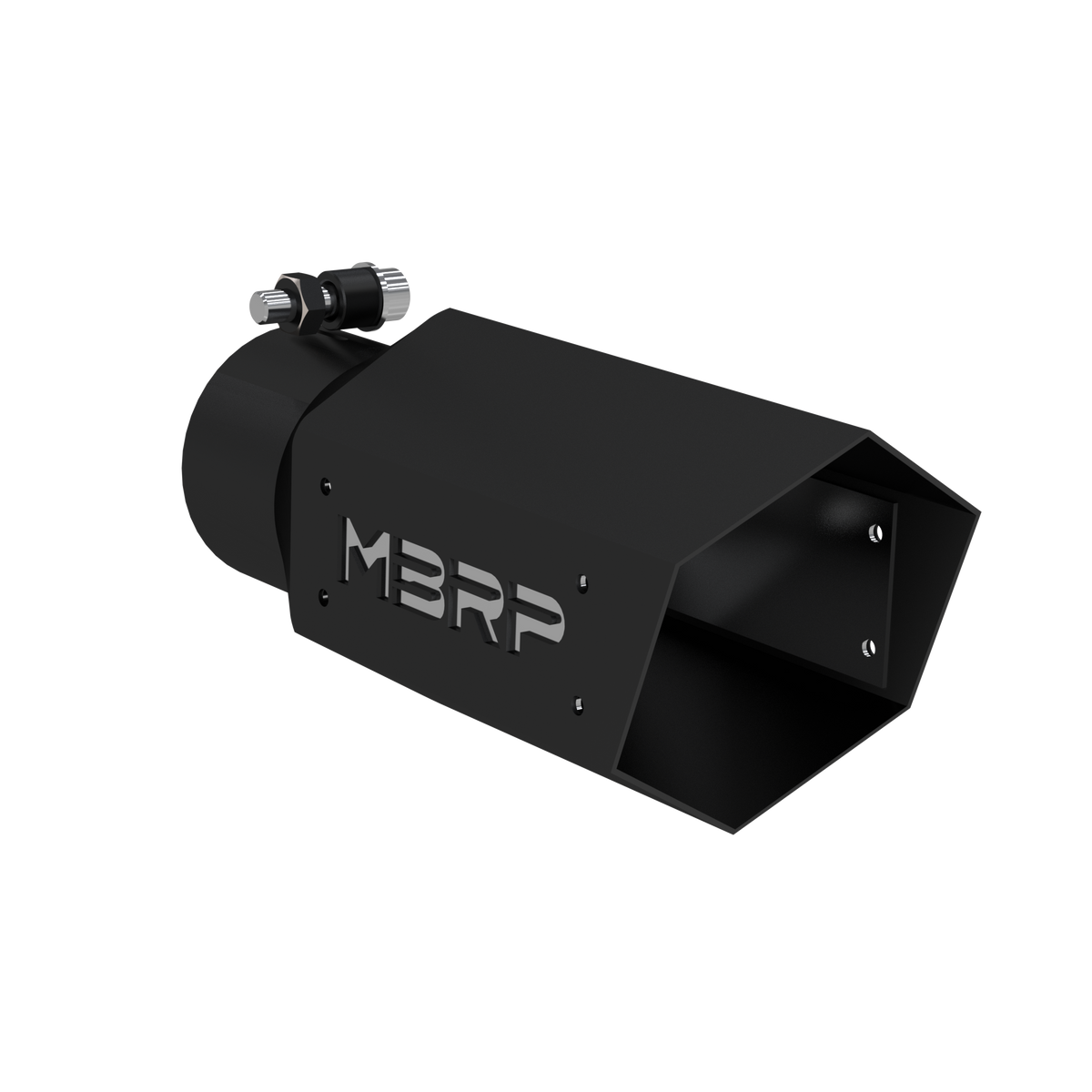 MBRP T5169BLK - Black Coated - Diesel Exhaust Tip - 4" Inlet - 4" OD - Armor BLK product image