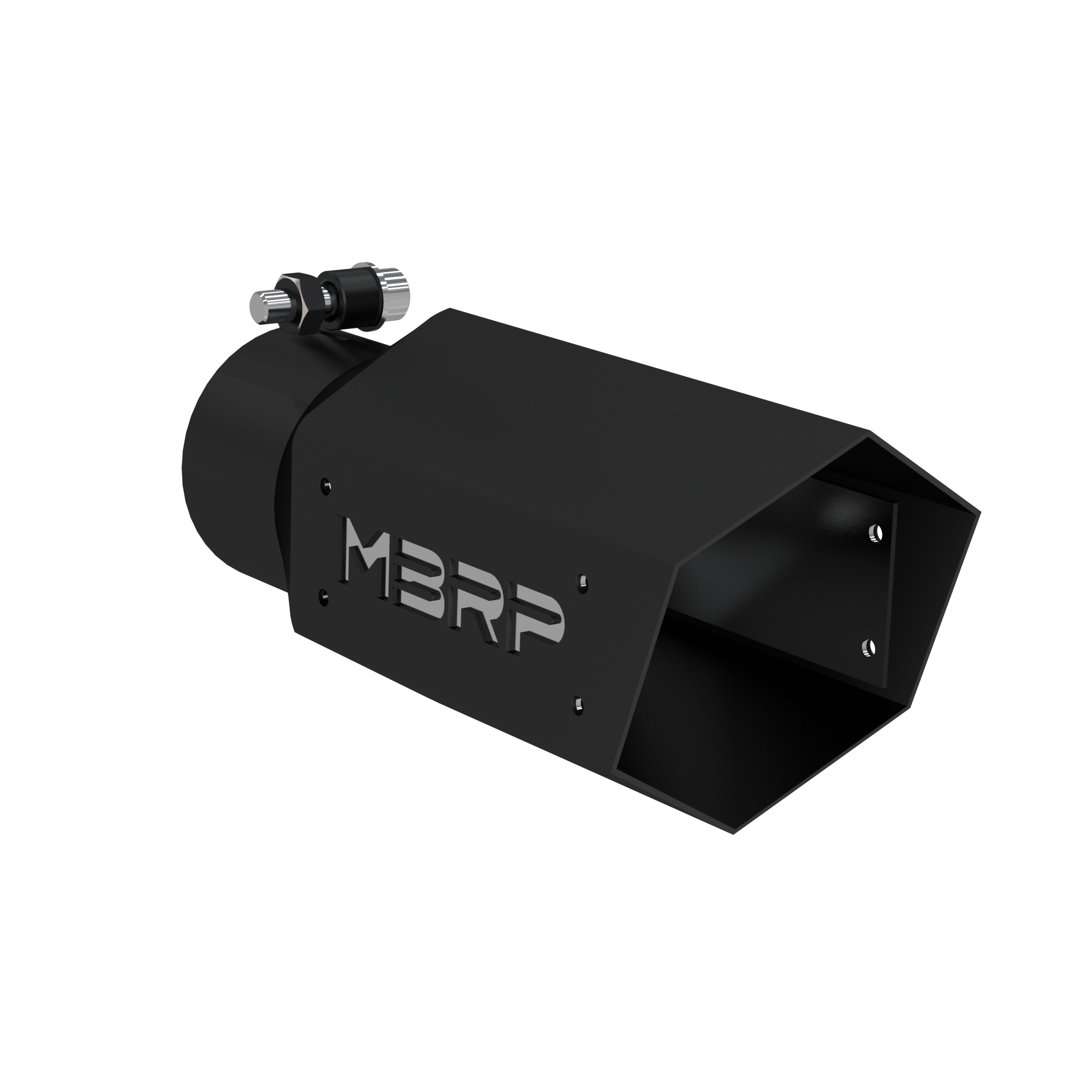 MBRP T5169BLK - Black Coated - Diesel Exhaust Tip - 4" Inlet - 4" OD - Armor BLK product image