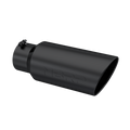 MBRP T5127BLK - Black Coated - Diesel Exhaust Tip - 5" Inlet - 7" OD - Armor BLK product image