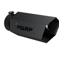 MBRP T5167BLK - Black Coated - Diesel Exhaust Tip - 5" Inlet - 6" OD - Armor BLK product image