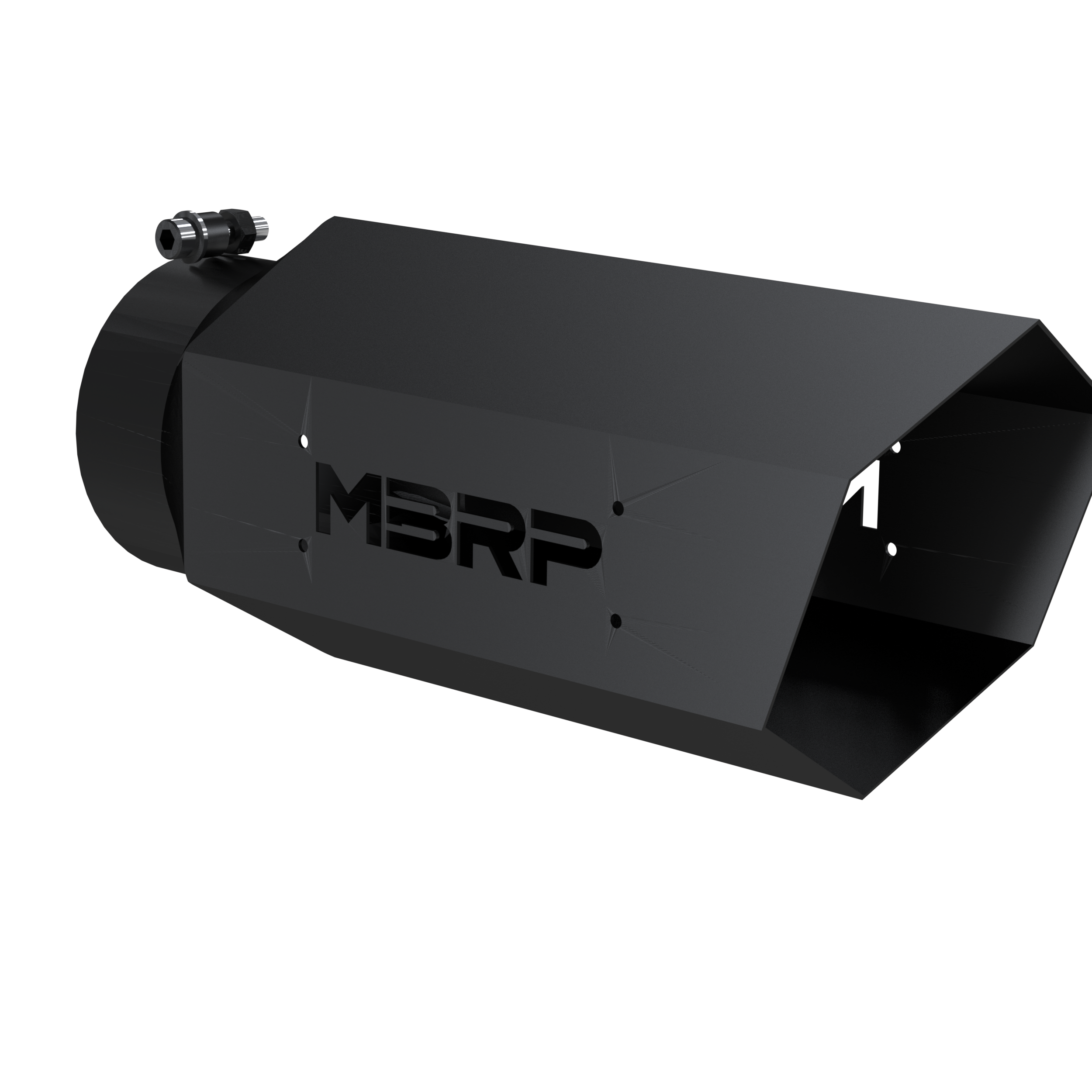 MBRP T5167BLK - Black Coated - Diesel Exhaust Tip - 5" Inlet - 6" OD - Armor BLK product image