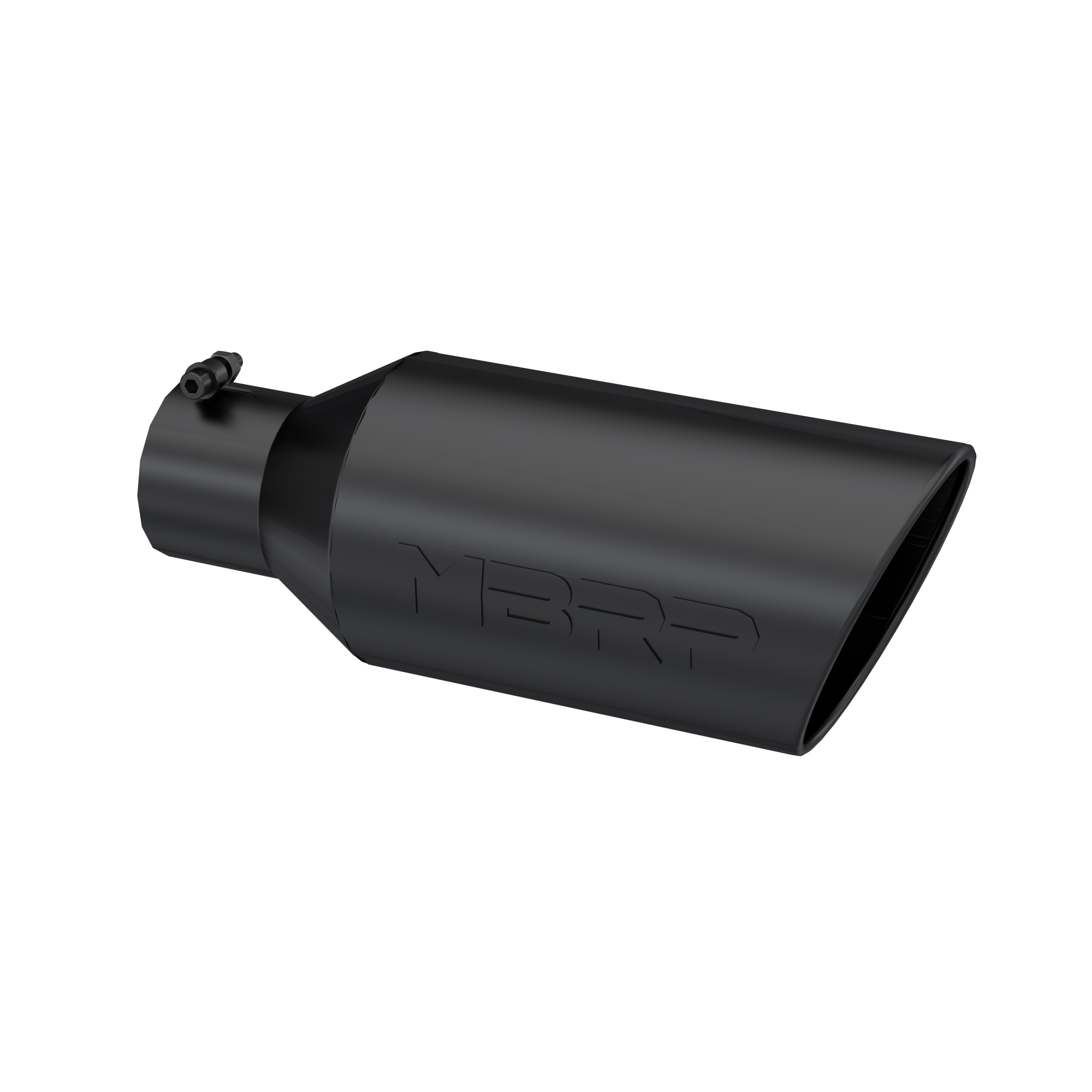 MBRP T5126BLK - Black Coated - Diesel Exhaust Tip - 4" Inlet - 7" OD - Armor BLK product image