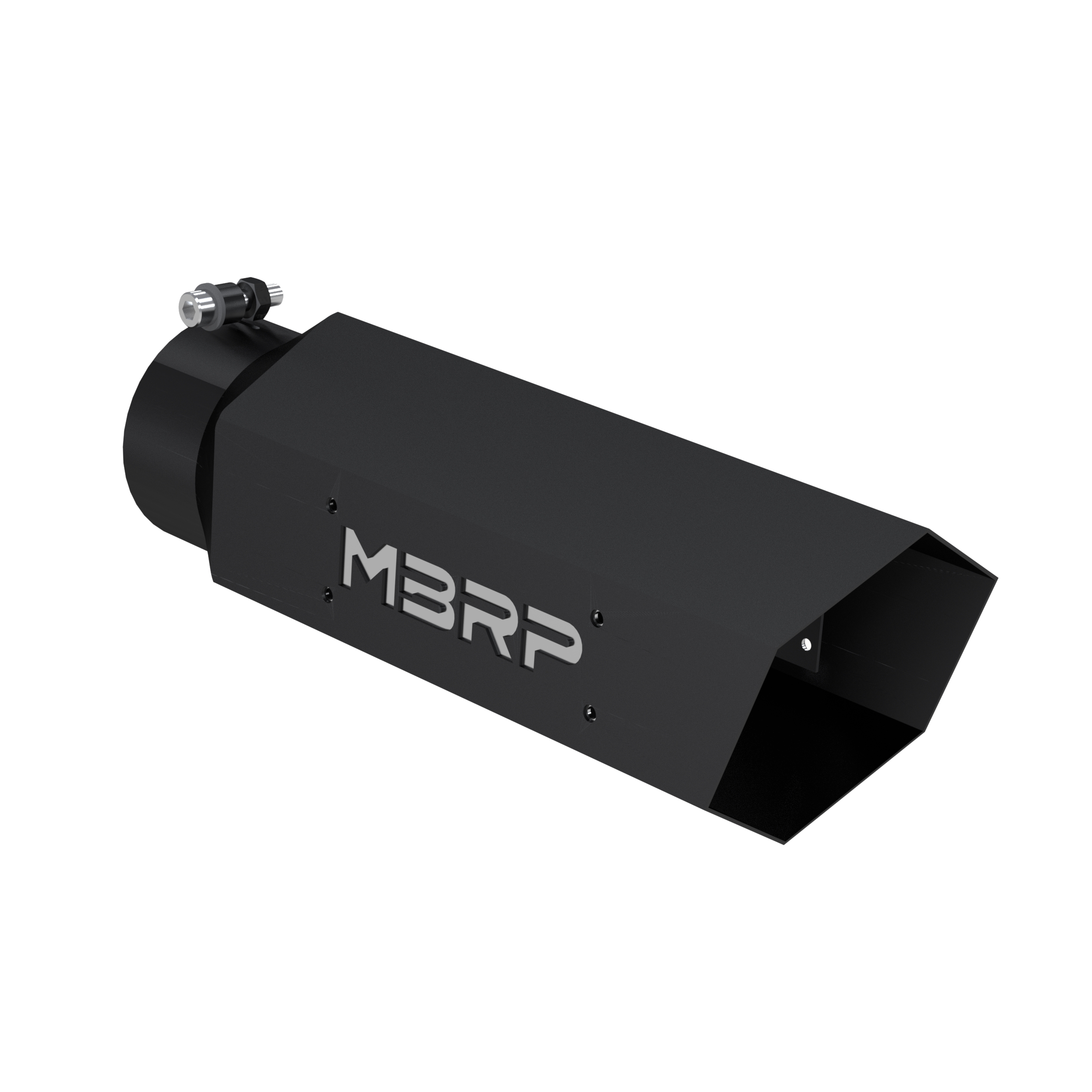 MBRP T5164BLK - Black Coated - Diesel Exhaust Tip - 4" Inlet - 5" OD - Armor BLK product image