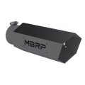 MBRP T5165BLK - Black Coated - Diesel Exhaust Tip - 4" Inlet - 5" OD - Armor BLK product image