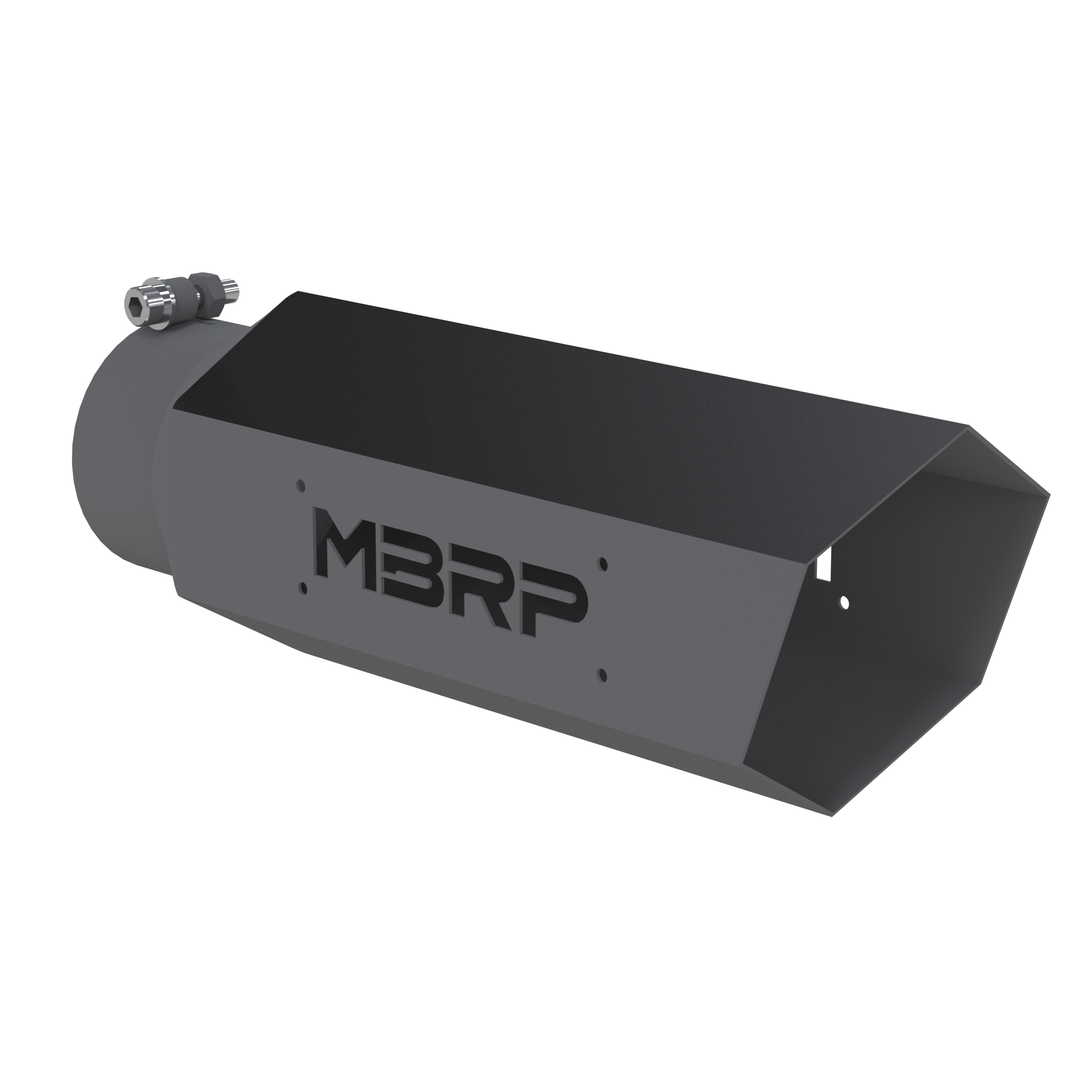MBRP T5165BLK - Black Coated - Diesel Exhaust Tip - 4" Inlet - 5" OD - Armor BLK product image