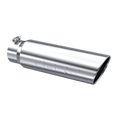 MBRP T5124 - T304 Stainless Steel - Diesel Exhaust Tip - 4" Inlet - 5" OD - Armor Pro product image
