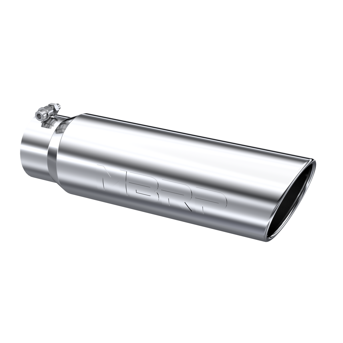 MBRP T5124 - T304 Stainless Steel - Diesel Exhaust Tip - 4" Inlet - 5" OD - Armor Pro product image