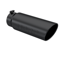 MBRP T5125BLK - Black Coated - Diesel Exhaust Tip - 5" Inlet - 6" OD - Armor BLK product image