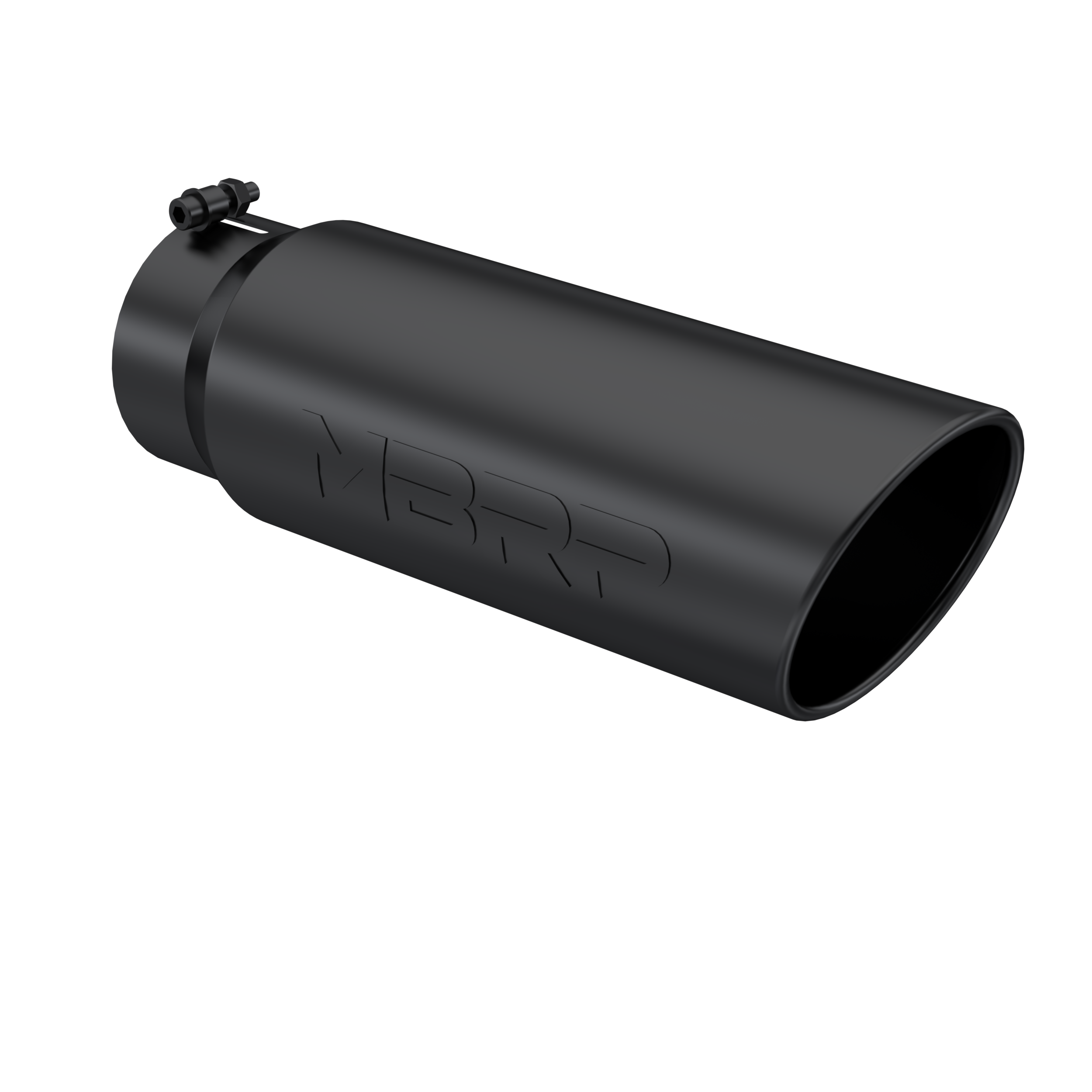 MBRP T5125BLK - Black Coated - Diesel Exhaust Tip - 5" Inlet - 6" OD - Armor BLK product image