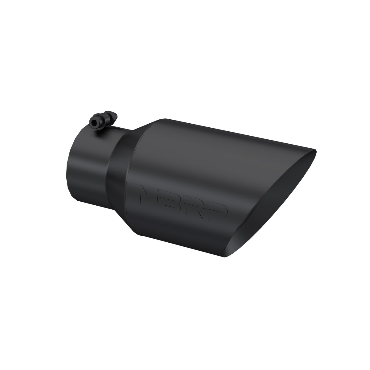 MBRP T5072BLK - Black Coated - Diesel Exhaust Tip - 4" Inlet - 6" OD - Armor BLK product image