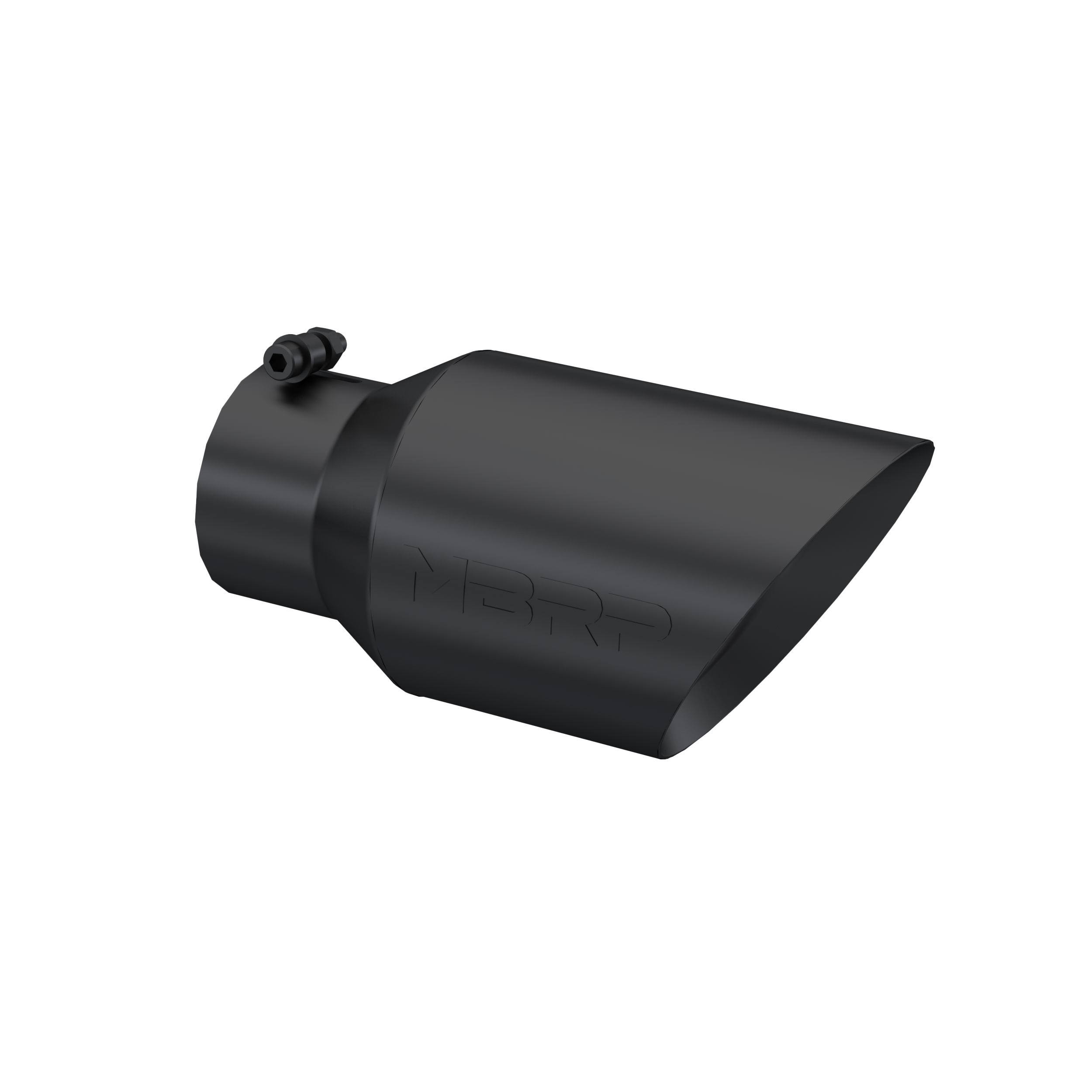 MBRP T5072BLK - Black Coated - Diesel Exhaust Tip - 4" Inlet - 6" OD - Armor BLK product image
