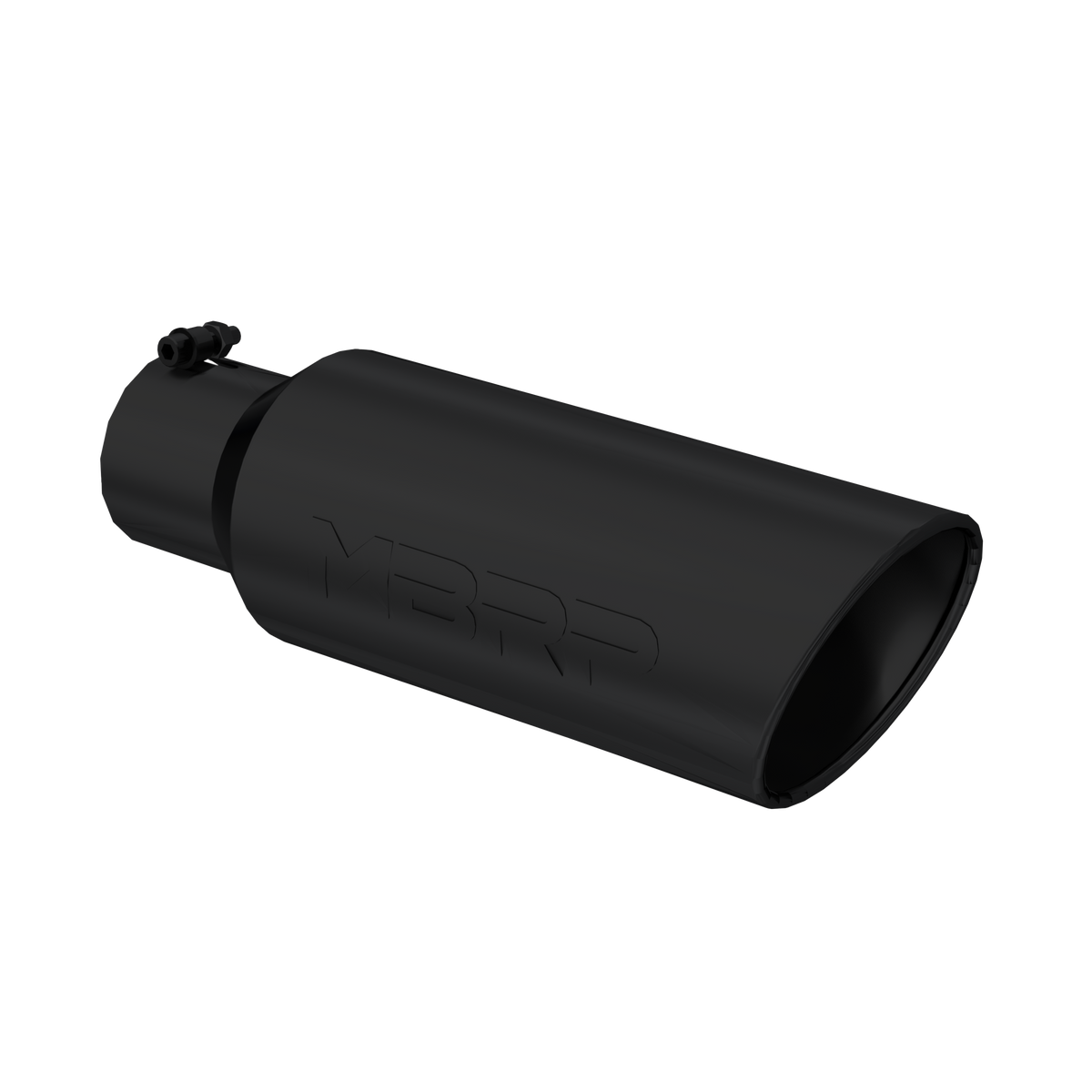 MBRP T5130BLK - Black Coated - Diesel Exhaust Tip - 4" Inlet - 6" OD - Armor BLK product image
