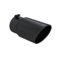 MBRP T5075BLK - Black Coated - Diesel Exhaust Tip - 5" Inlet - 6" OD - Armor BLK product image