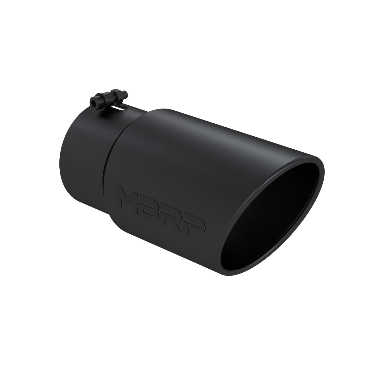 MBRP T5075BLK - Black Coated - Diesel Exhaust Tip - 5" Inlet - 6" OD - Armor BLK product image