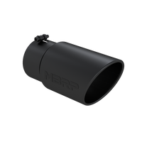 MBRP T5075BLK - Black Coated - Diesel Exhaust Tip - 5" Inlet - 6" OD - Armor BLK product image