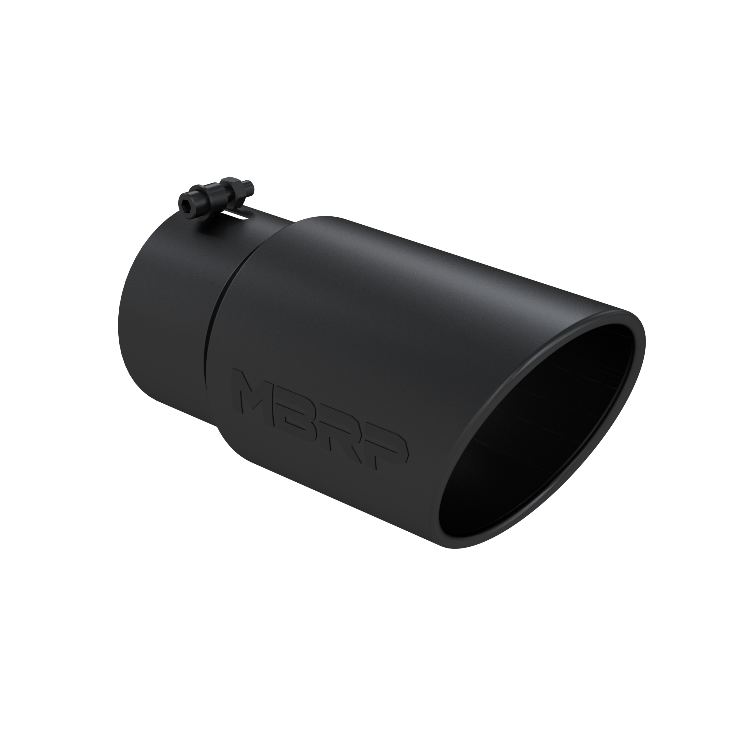 MBRP T5075BLK - Black Coated - Diesel Exhaust Tip - 5" Inlet - 6" OD - Armor BLK product image