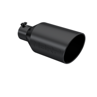 MBRP T5128BLK - Black Coated - Diesel Exhaust Tip - 4" Inlet - 8" OD - Armor BLK product image