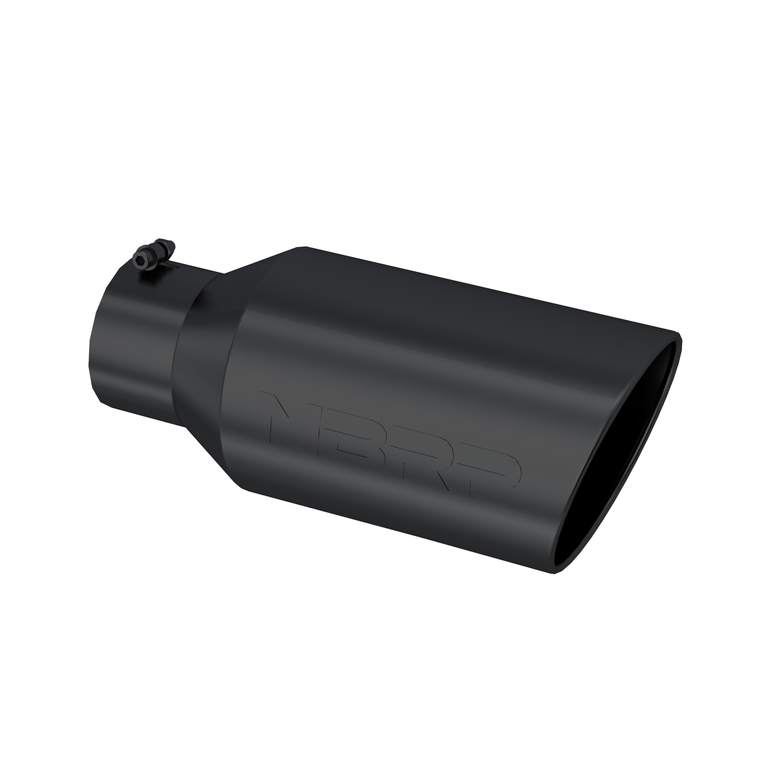 MBRP T5129BLK - Black Coated - Diesel Exhaust Tip - 5" Inlet - 8" OD - Armor BLK product image