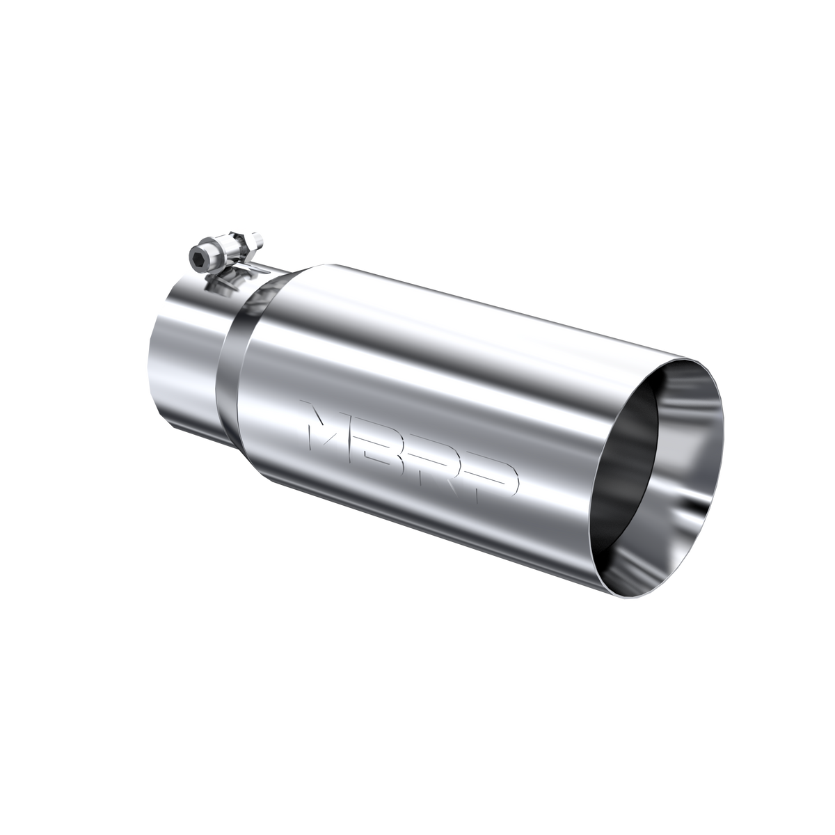 MBRP T5049 - T304 Stainless Steel - Diesel Exhaust Tip - 4" Inlet - 5" OD - Armor Pro product image