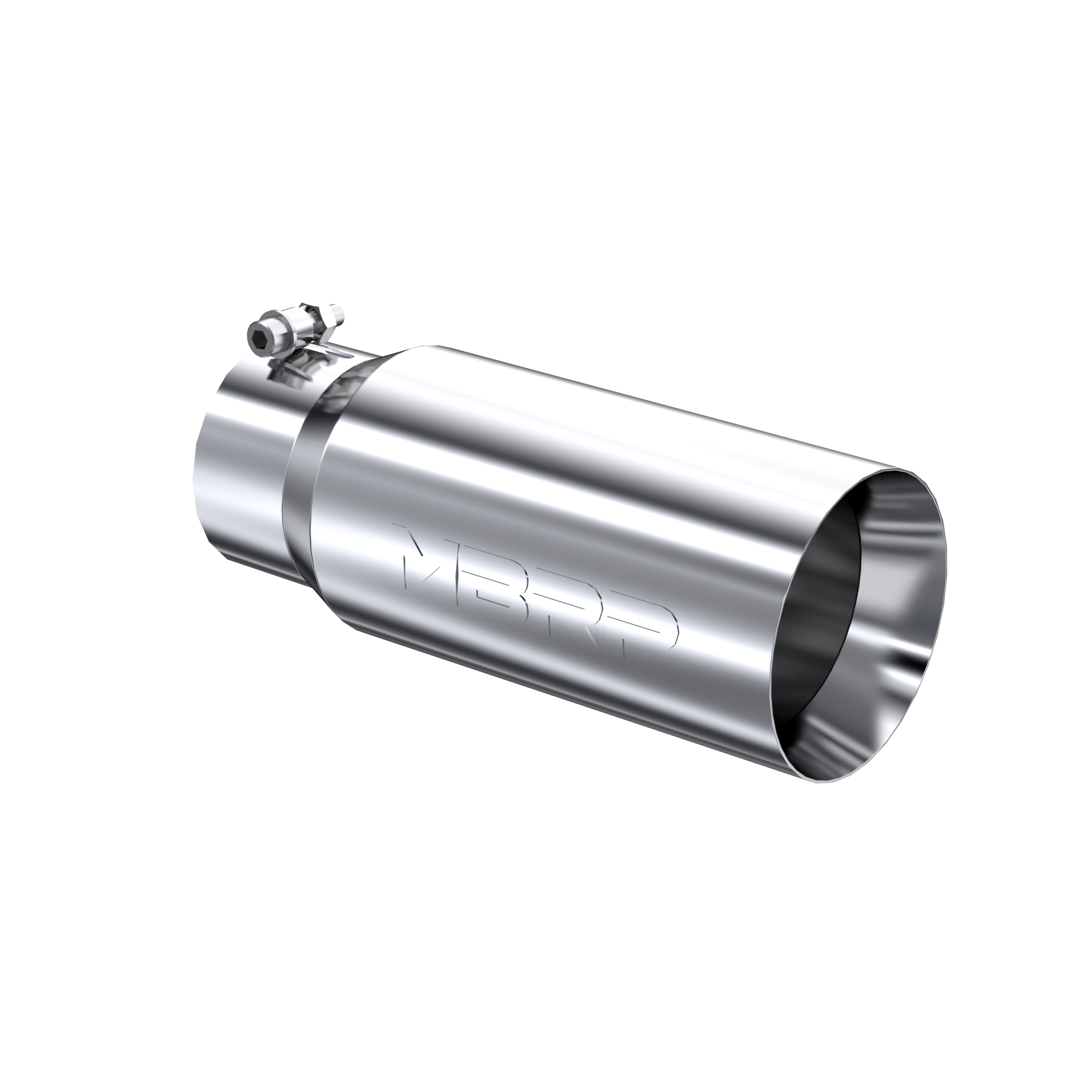 MBRP T5049 - T304 Stainless Steel - Diesel Exhaust Tip - 4" Inlet - 5" OD - Armor Pro product image