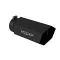 MBRP T5166BLK - Black Coated - Diesel Exhaust Tip - 5" Inlet - 6" OD - Armor BLK product image