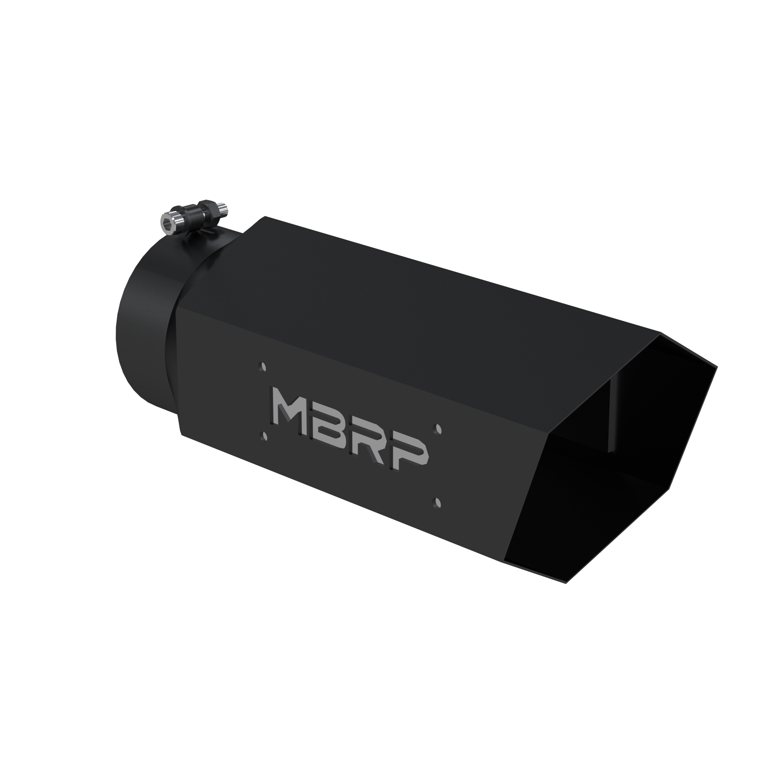 MBRP T5166BLK - Black Coated - Diesel Exhaust Tip - 5" Inlet - 6" OD - Armor BLK product image